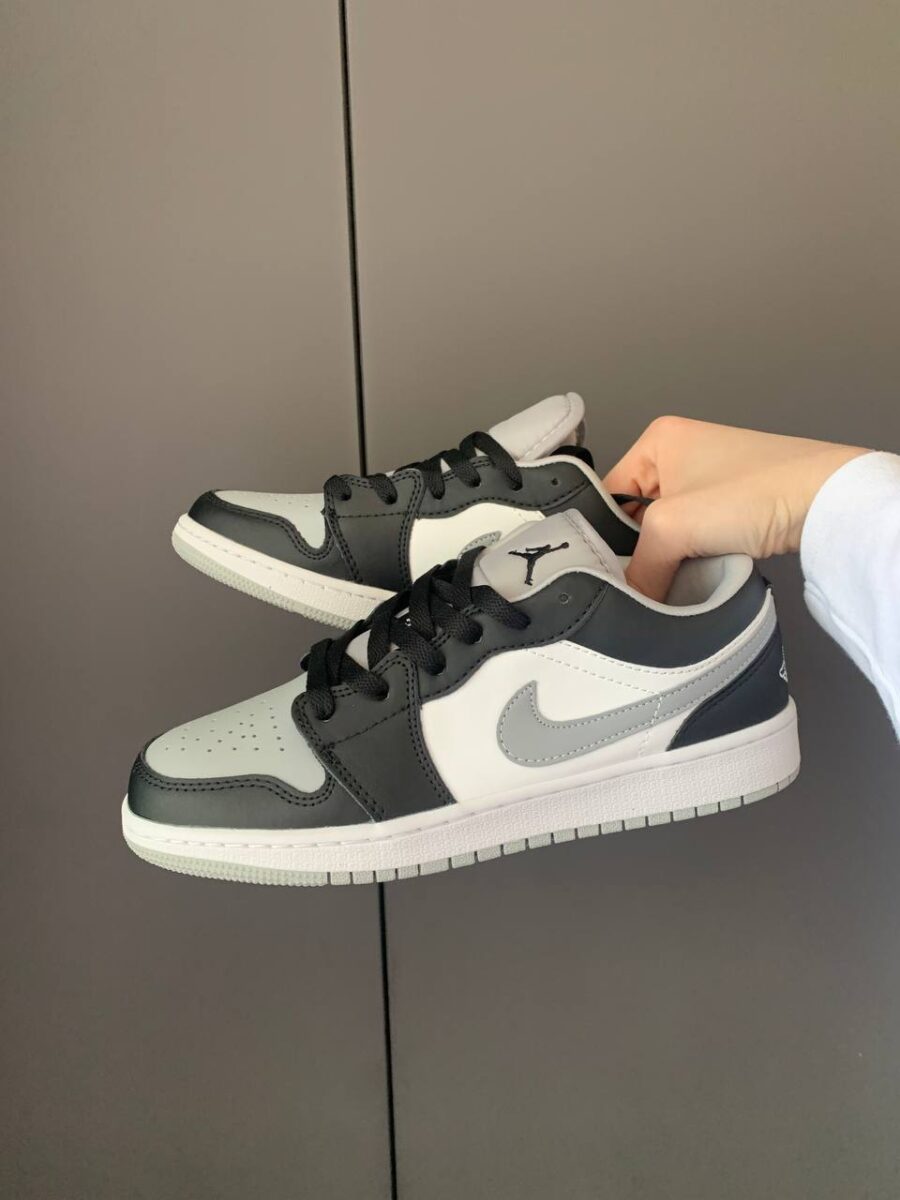 Nike Air Jordan 1 Low Light Smoke Grey White-Black