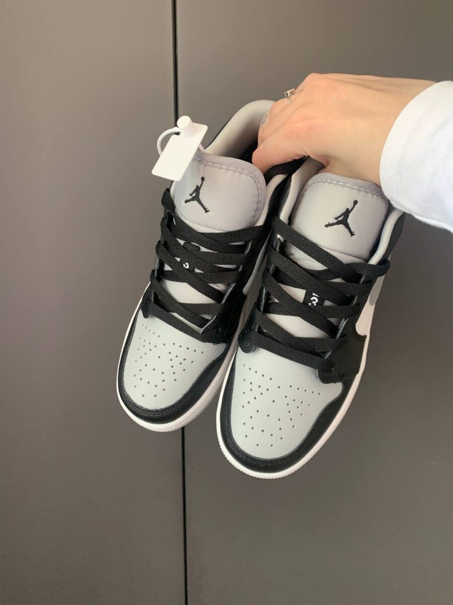 Nike Air Jordan 1 Low Light Smoke Grey White-Black